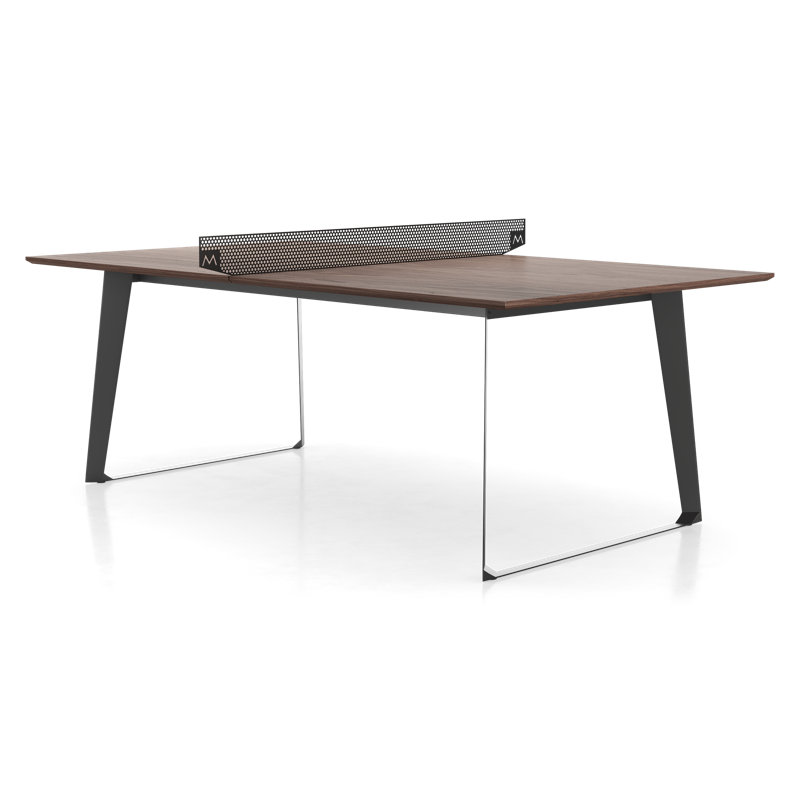 Modloft Amsterdam Ping Pong Table Junior in Walnut Wayfair Canada